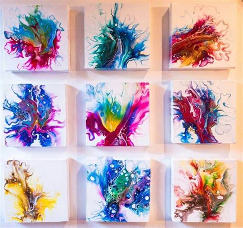 pour painting color ideas|paint pouring examples.